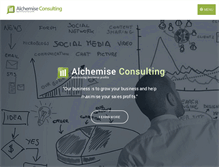 Tablet Screenshot of alchemiseconsulting.com